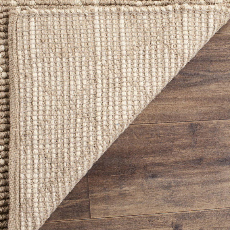 Aeris Hand Woven Jute Geometric Rug, Rectangle 4' x 6'
