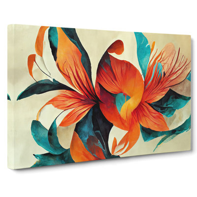 Flowers Abstract Vol.7 - Wrapped Canvas
