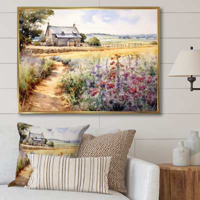 Herbes, jardin à la ferme I - campagne, art mural