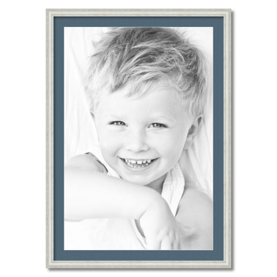 Wood Matte Picture Frame with Mat