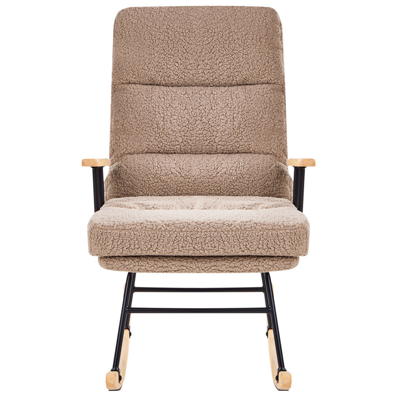 Rocking Chair ESKELIN Reclining, Beige
