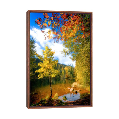 Fall Framing 1 Piece Wall Art on Canvas