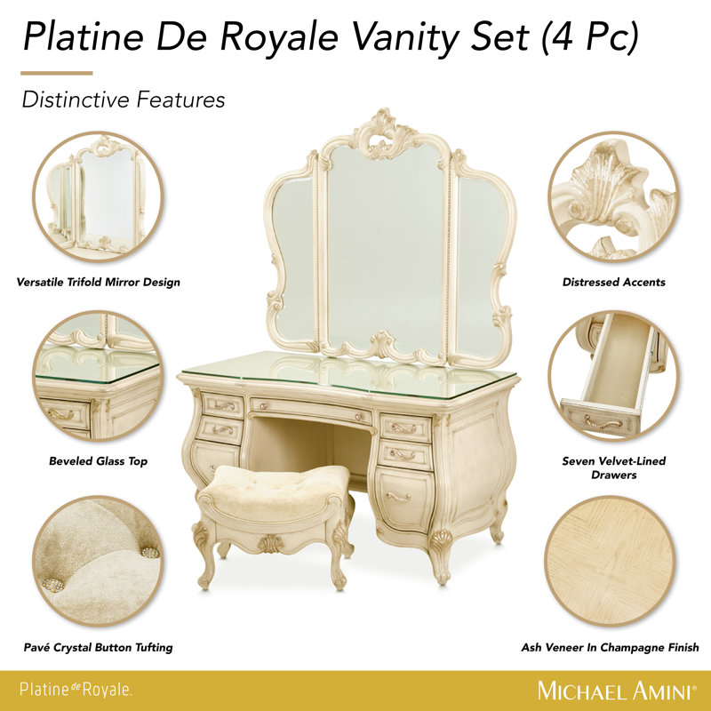Platine de Royale 4 Piece Vanity