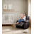 37.4" Oversized Manual Recliner with Heat and Massage, 360 Swivel Rocking Chair 21.3" Seat with Cup Holder-862431827