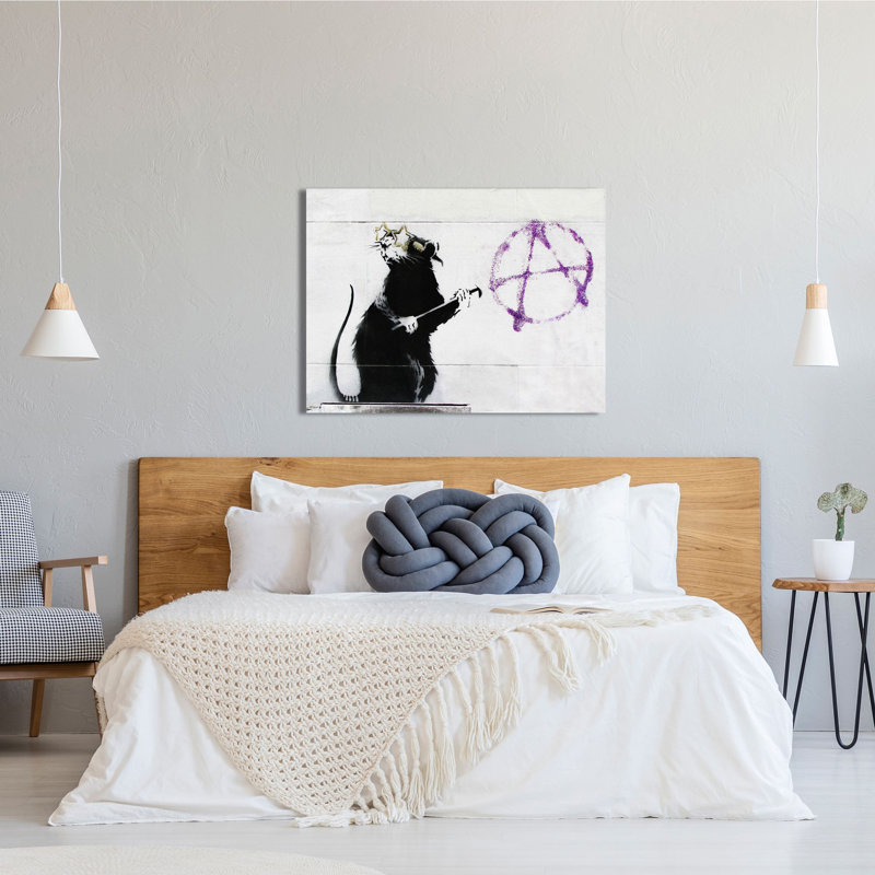 3BY6466 177 Fern Street, San Francisco by Anonymous (attributed To Banksy) - Wrapped Canvas Painting