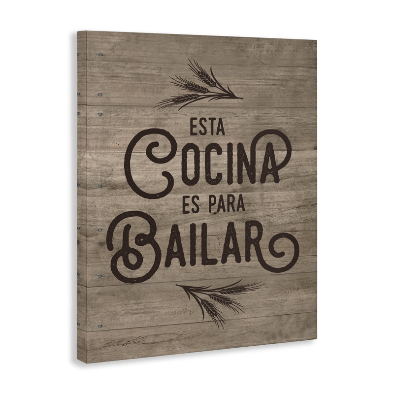 Cocina Para Bailar Canvas Wall Art by Lettered and Lined, 40" H x 30" W