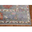 Tapis oriental gris à motif floral Oushak 10 x 14
