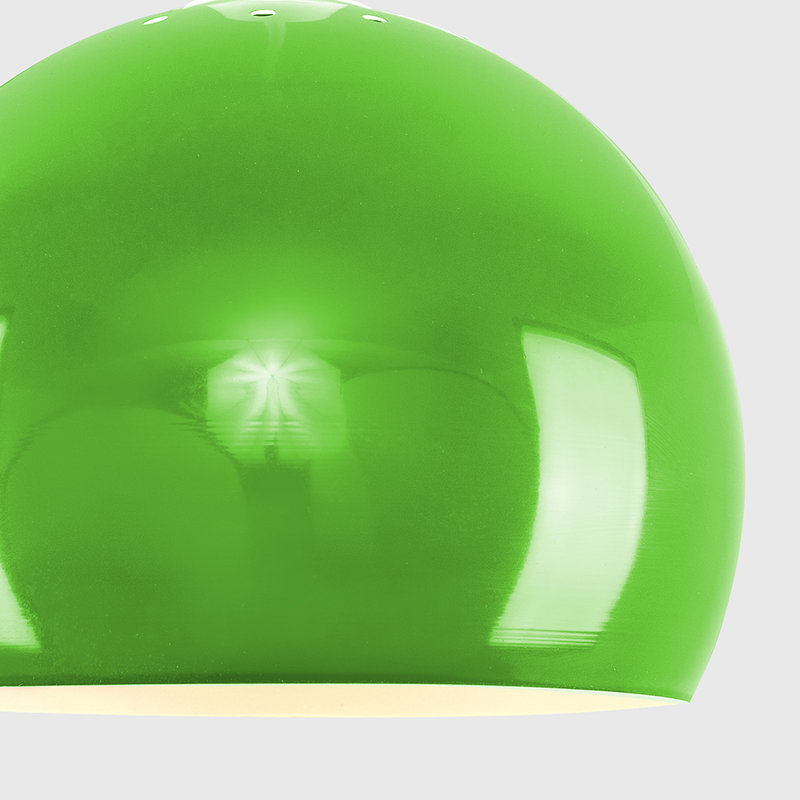 14.7cm H Metal Bowl Pendant Shade ( Screw On ), Green