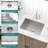 Drop In Utility Sink 16 Gauge Laundry Sink with Bottom Grid-123843445-123843444
