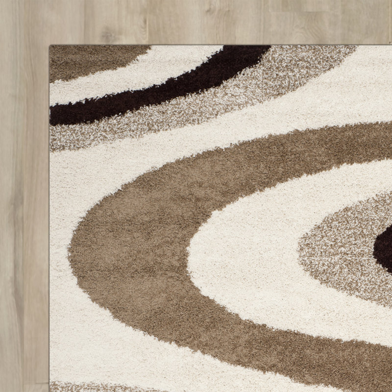Driffield Shag Performance Abstract Rug, Rectangle 9' x 12'