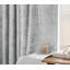 2Pcs 54in Floral Jacquard Blackout Eyelet Curtains, Thermal Room Darkening Drapes