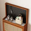 Armoire à chaussures avec 3 tiroirs rabattables et noir, H 65 po pour le couloir d'entrée, armoire d'entrée pratique et élégante, rangement de grande capacité de 65 po de hauteur,