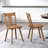 Kaliski Mid-Century Modern Farmhouse Toner Kitchen Nook Dining Chairs-7131055