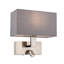  2-Light LED Silver Wallchiere-417829000