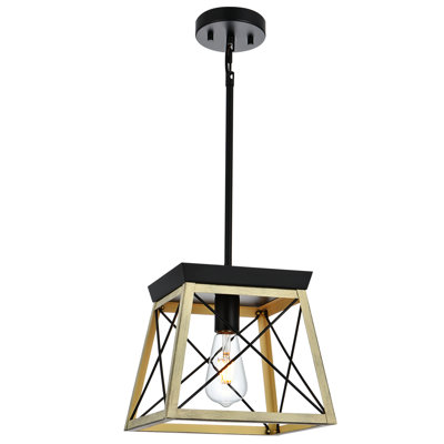 Pricopa 1 Iron Dimmable Square / Rectangle Chandelier