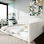 Lit double tapissier avec ports et une expérience de sommeil confortable dans une belle conception beige-1332881307-1332881306