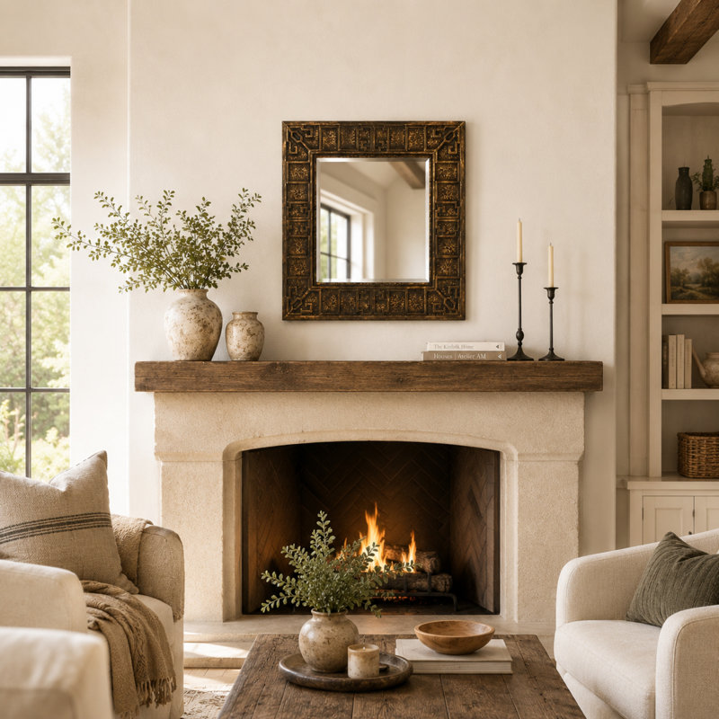 Vallejo Concave Metal Wall Mirror