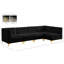 Enson Velvet L-Shaped Sectional Reversible-1778846526