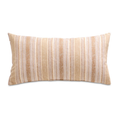 Finley Striped Feather Reversible Throw Pillow