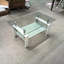 Table basse de salon en verre trempé transparent, 2 couches-125538014-125538012