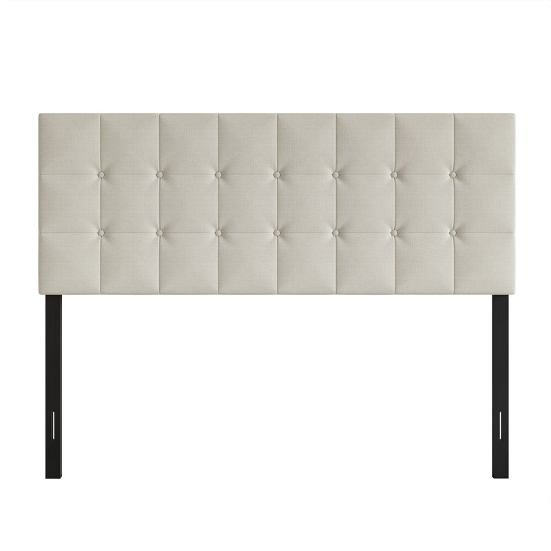Raickett Upholstered Headboard, Warm Gray, Twin