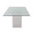 Chrysi Contemporary Solid Textured Acrylic Pedestal Base