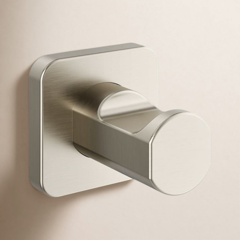 Parallel Robe Hook, Vibrant Brushed Nickel