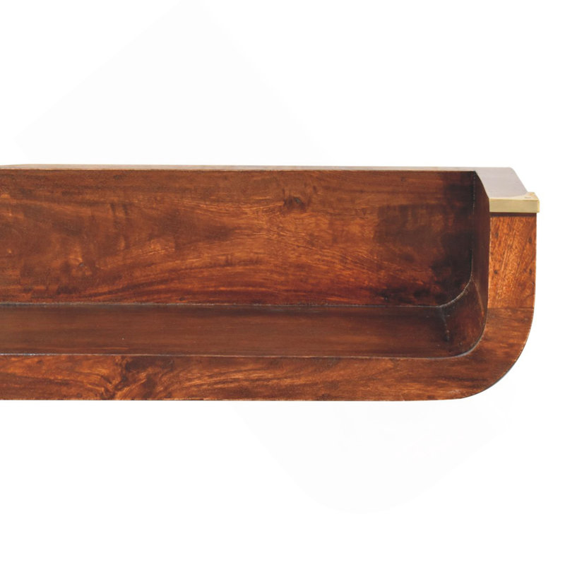Console flottante en bois massif Indira California