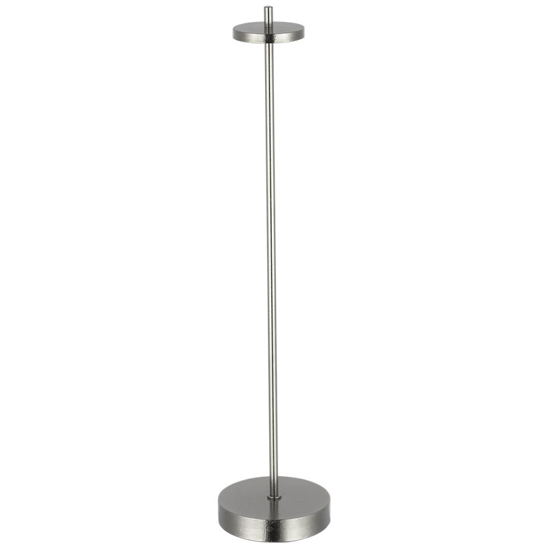 Kelly Wearstler Sene Rechargeable Table Lamp, 23" H x 5" W x 5" D, Silver, 1.6 W