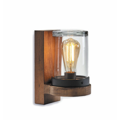 Cloche - Light LED Outdoor Armed Sconce