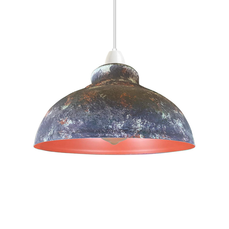 17cm H Metal Dome Lamp Shade, Army Cama