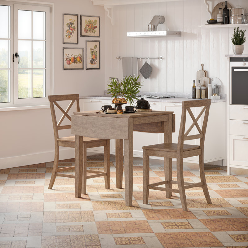 Salita 2 - Person Four Leg Dining Set, Brown