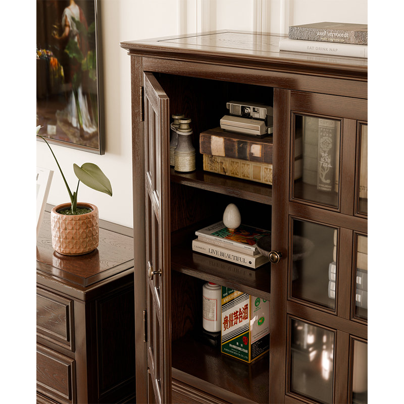 Retro Multifunctional Accent Cabinet