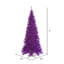 Purple Fir Lighted Artificial Fir Christmas Tree-1660556742