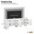 75" Tv Cabinet With Stylish Wavy Doors, 4 Storage Cabinets, Adjustable Shelves, And Cable Holes – Media Console-1794634690