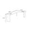 Bureau en bois massif en forme de L brun noisette-900281015-900281009