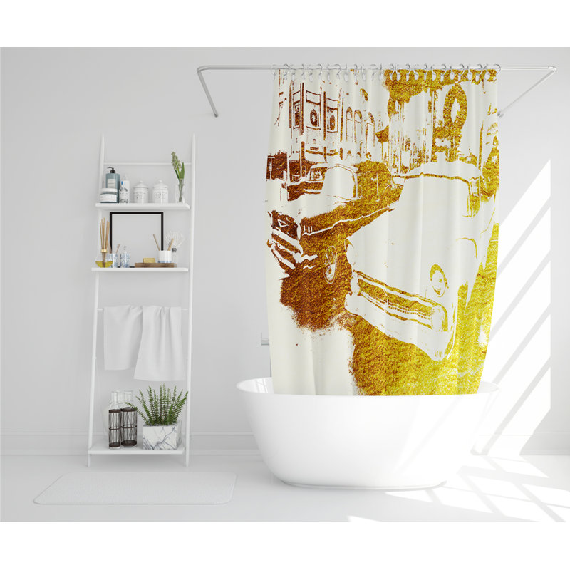 Dimitrika Polyester Shower Curtain Set