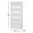 Nigel 5-Shelf Solid Wood Bookcase 