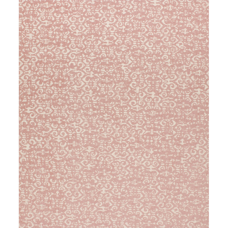 Pepperdine Fabric, Pink/Ivory