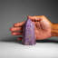 Véritable pointe de lépidolite polie de Madagascar (1 lb)