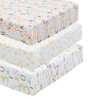 100% Cotton Polka Dots Fitted Sheet