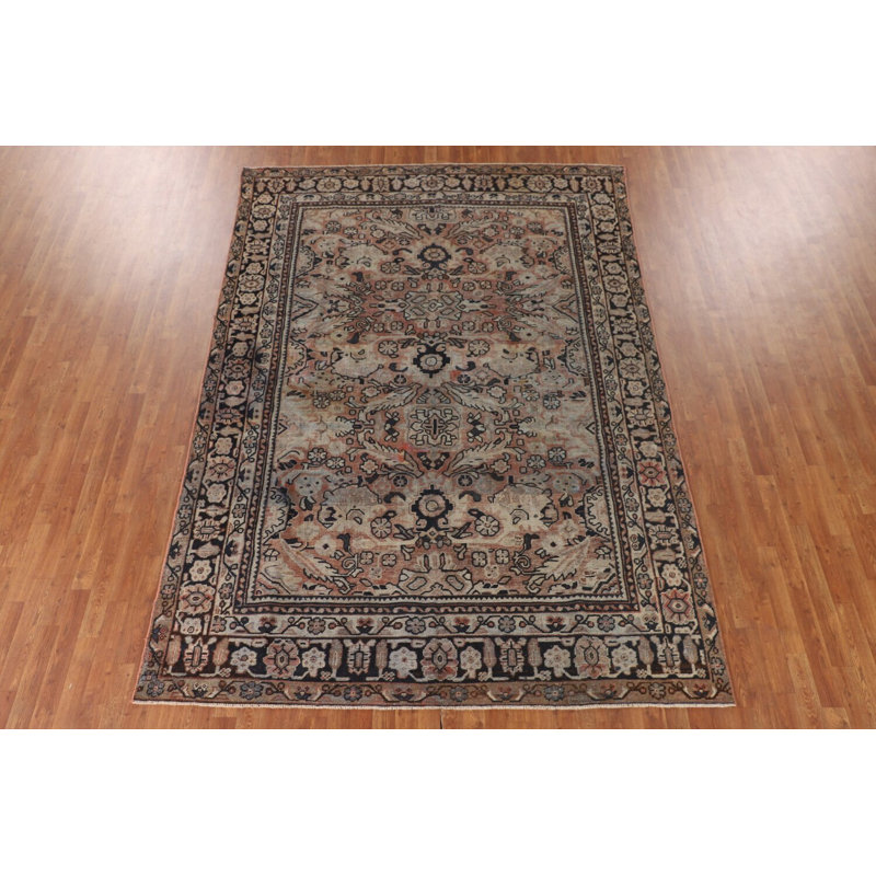 Tapis traditionnel en laine antique 7 x 11