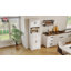 Armoire de cuisine avec porte-épices 71,5 po de hauteur, blanc-1205253665