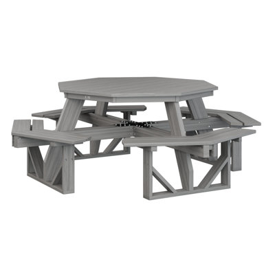 Outdoor Octagon Picnic Table