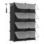 12 Pair Stackable Shoe Storage Cabinet