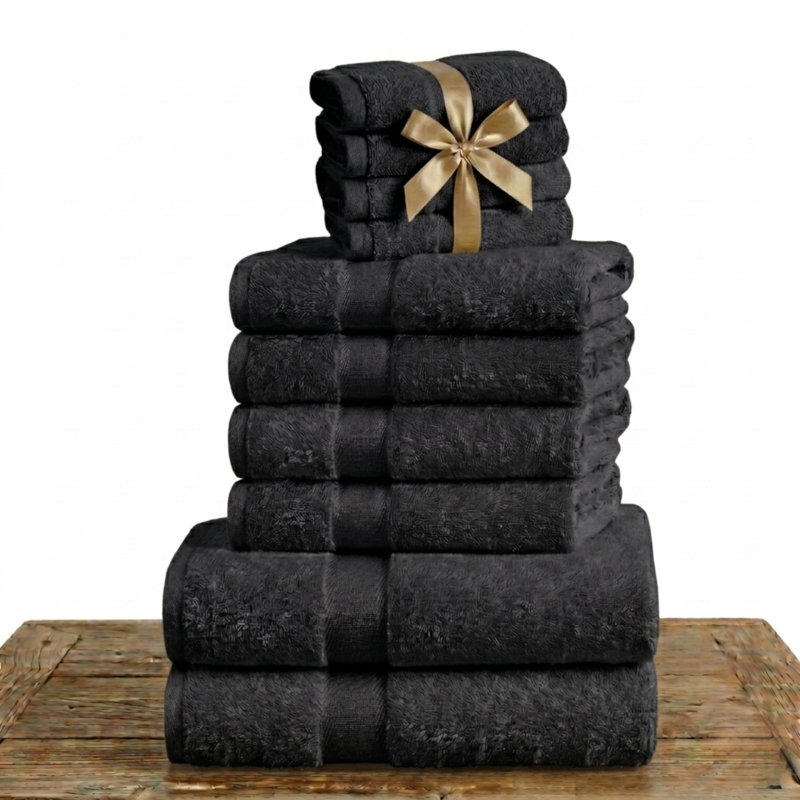 Egyptian Cotton 500GSM Absorbent 6-Piece Towel Bale Set, Pale Green