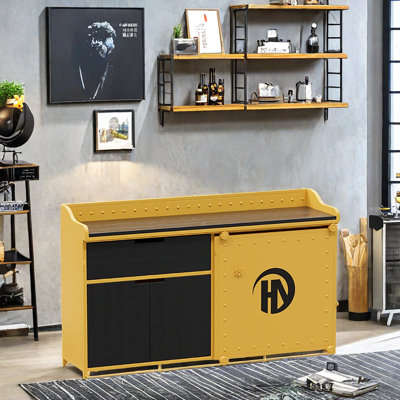 Sliding Door Sideboard 59.05'' Sideboard