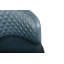 Fauteuil d'appoint pivotant en cuir véritable Zanvera