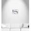«Brush in Motion - Indigo II - Floater Frame», reproduction d'art sur toile-46824371-46824372