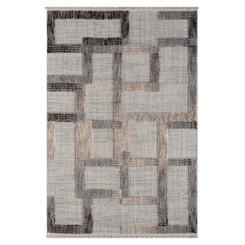 Aurelia Beige/Brown Rug, Rectangular 160 x 230cm
